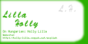 lilla holly business card